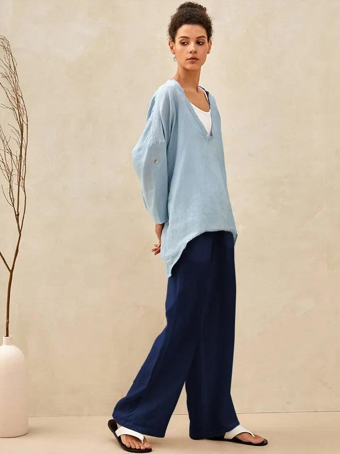 100% Linen Classic Trousers Sydney