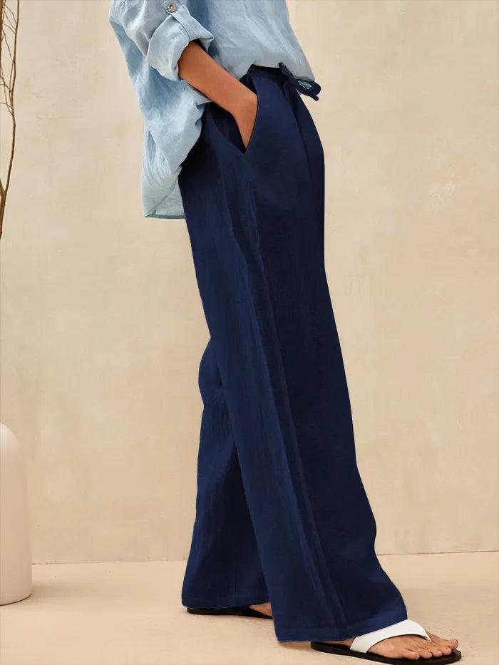 100% Linen Classic Trousers Sydney