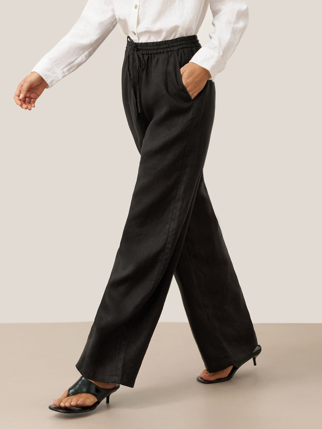 100% Linen Classic Trousers Sydney