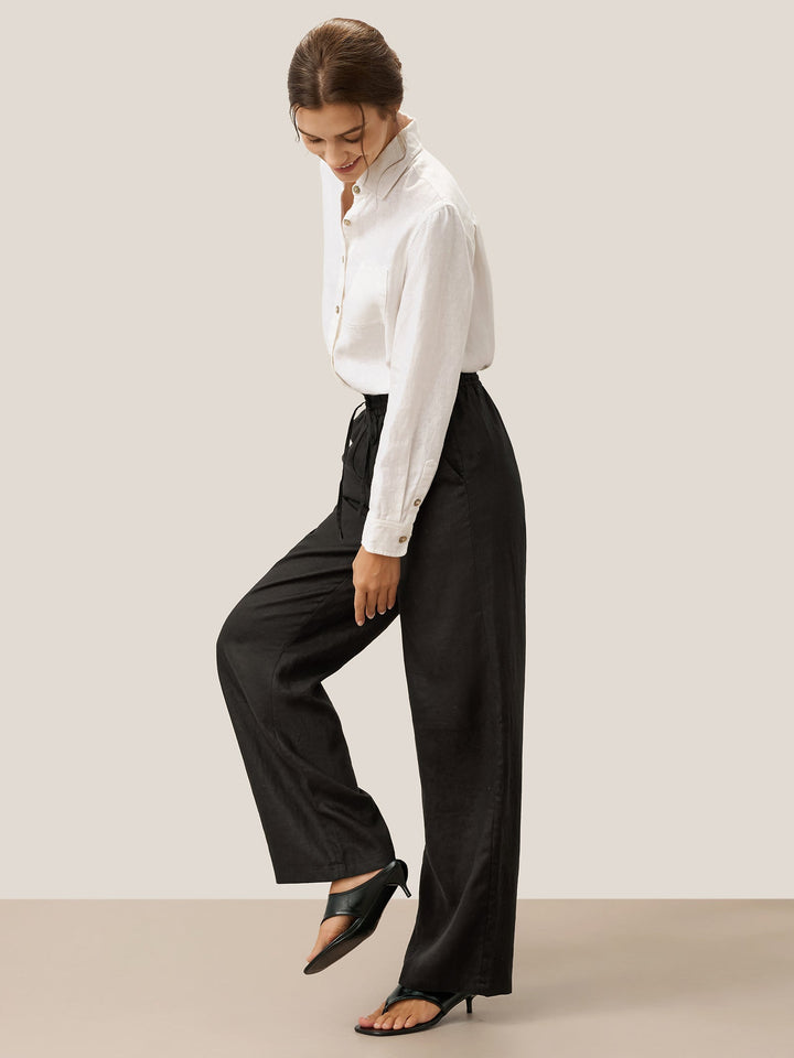 100% Linen Classic Trousers Sydney