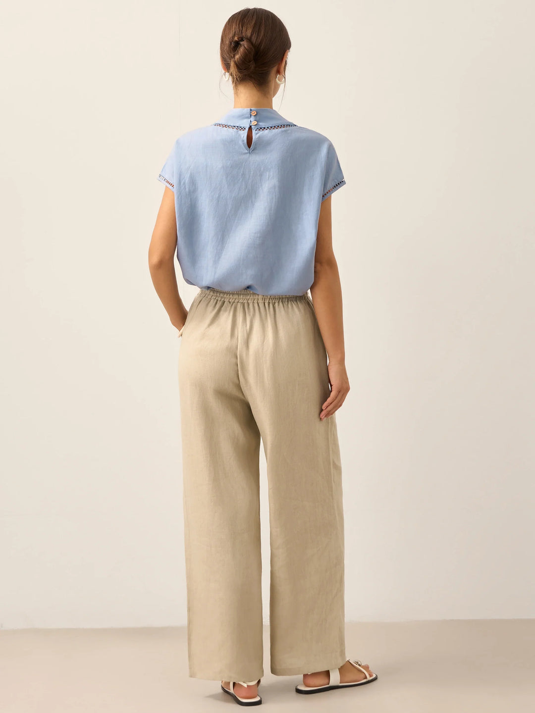 100% Linen Classic Trousers Sydney