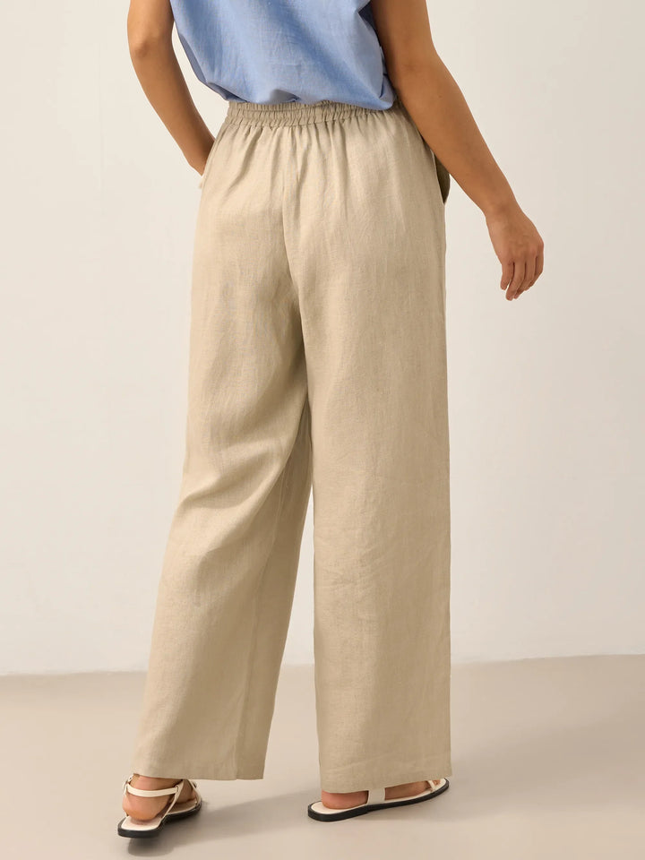 100% Linen Classic Trousers Sydney