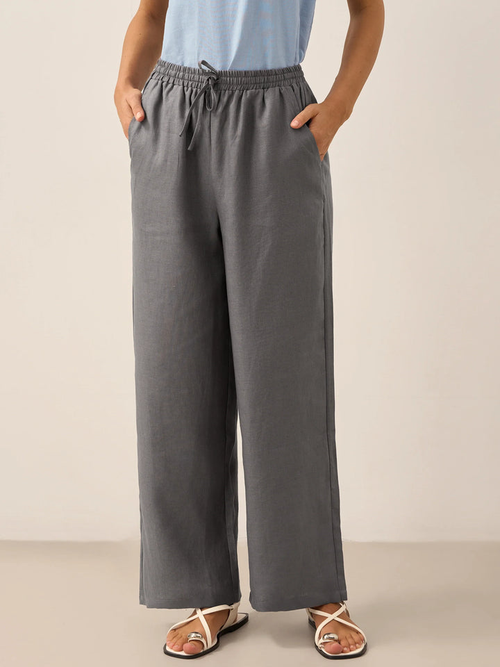 100% Linen Classic Trousers Sydney