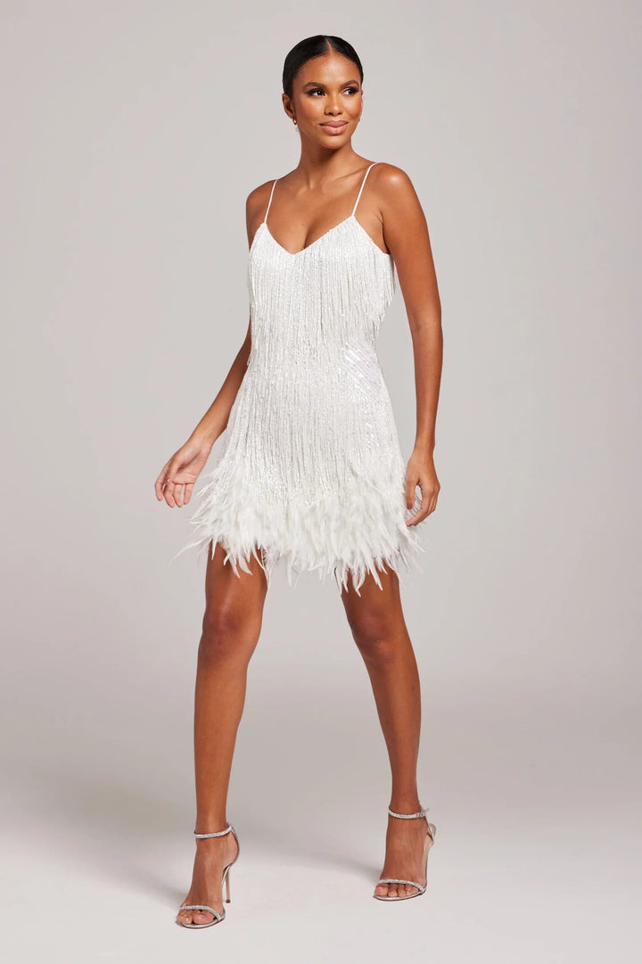 Brielle - Mini feather dress