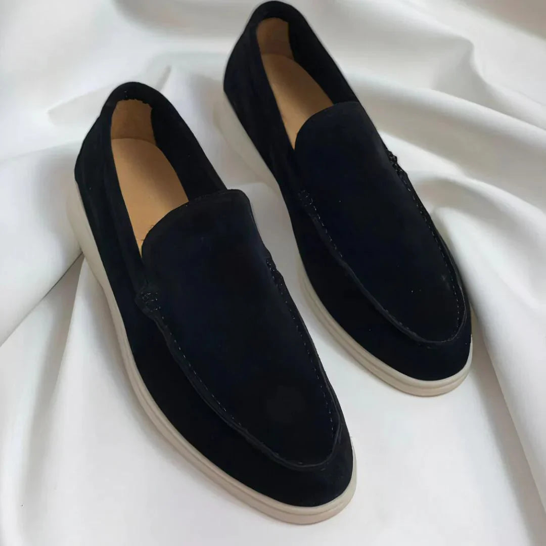 Suède loafers