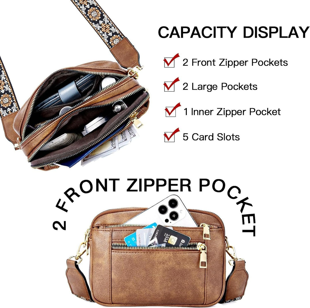 Ruby| Refined Leather Shoulder Bag