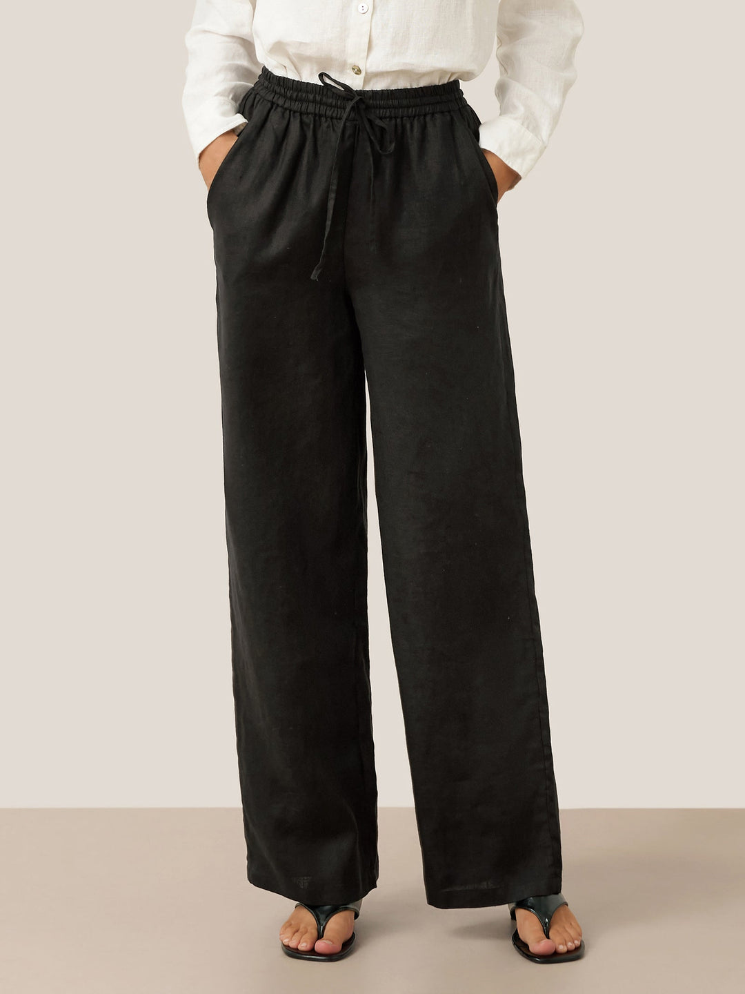 100% Linen Classic Trousers Sydney