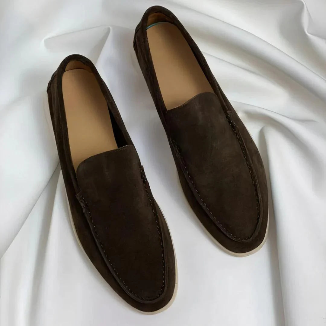 Suède loafers