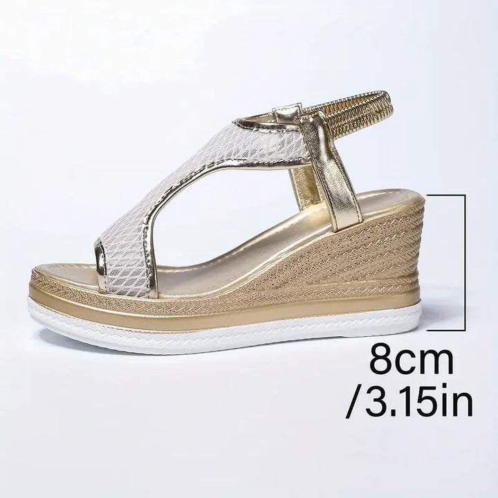 Jenny - Elegant Comfortable sandals with Wedge heel