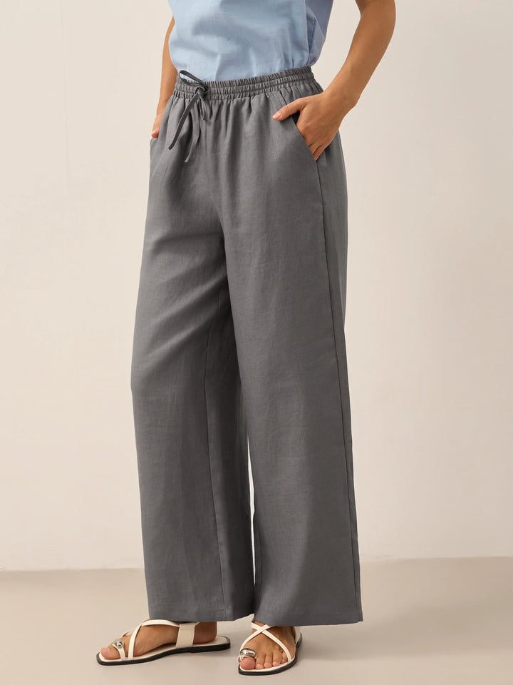 100% Linen Classic Trousers Sydney