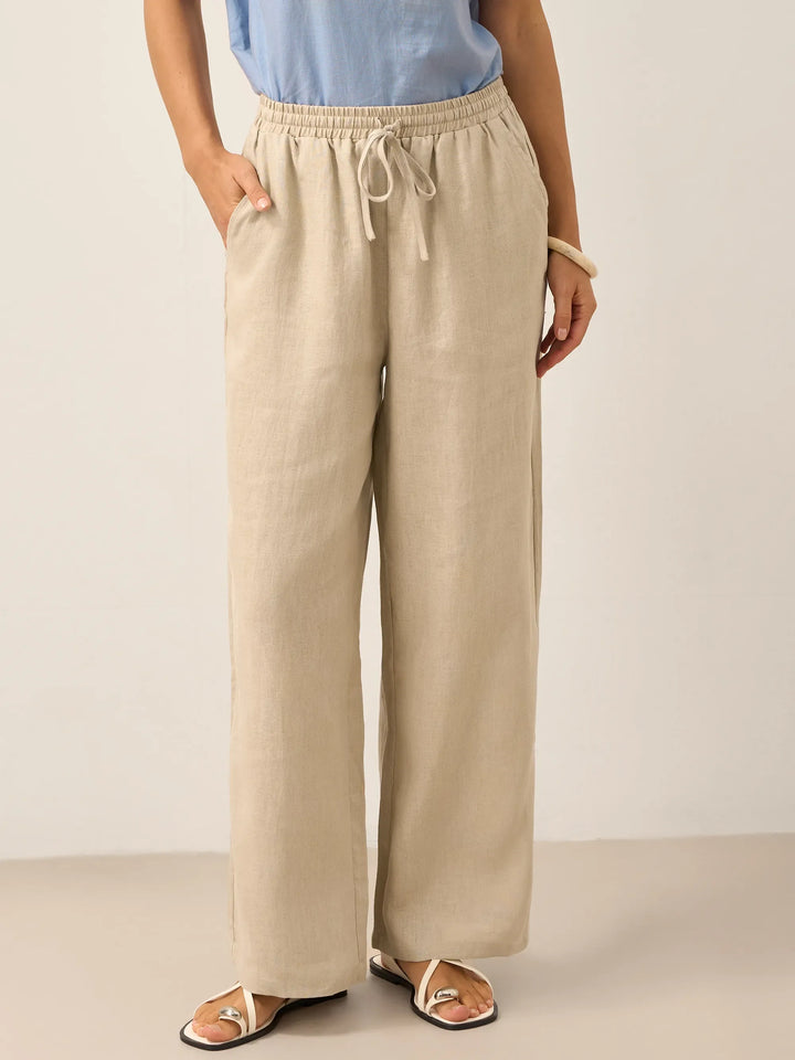 100% Linen Classic Trousers Sydney