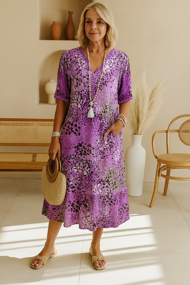 Zara | Vibrant Midi Dress