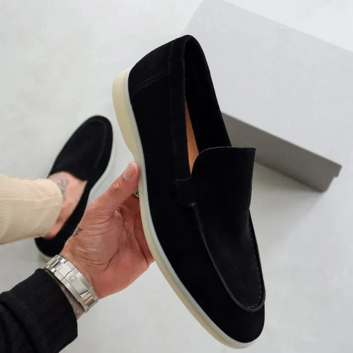 Suède loafers